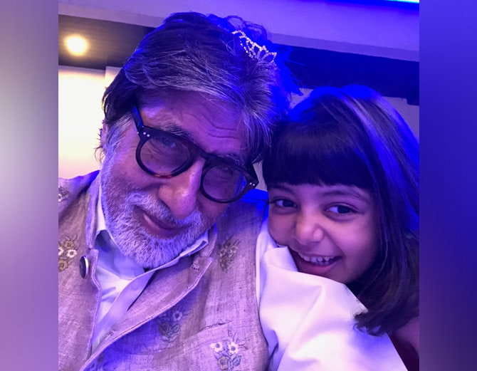 Amitabh Bachchan Shares Cute Pic With Aradhya