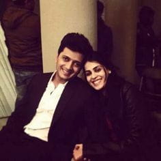 Ritesh Deshmukh with his wife Genelia